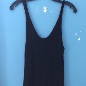 Black maxi dress